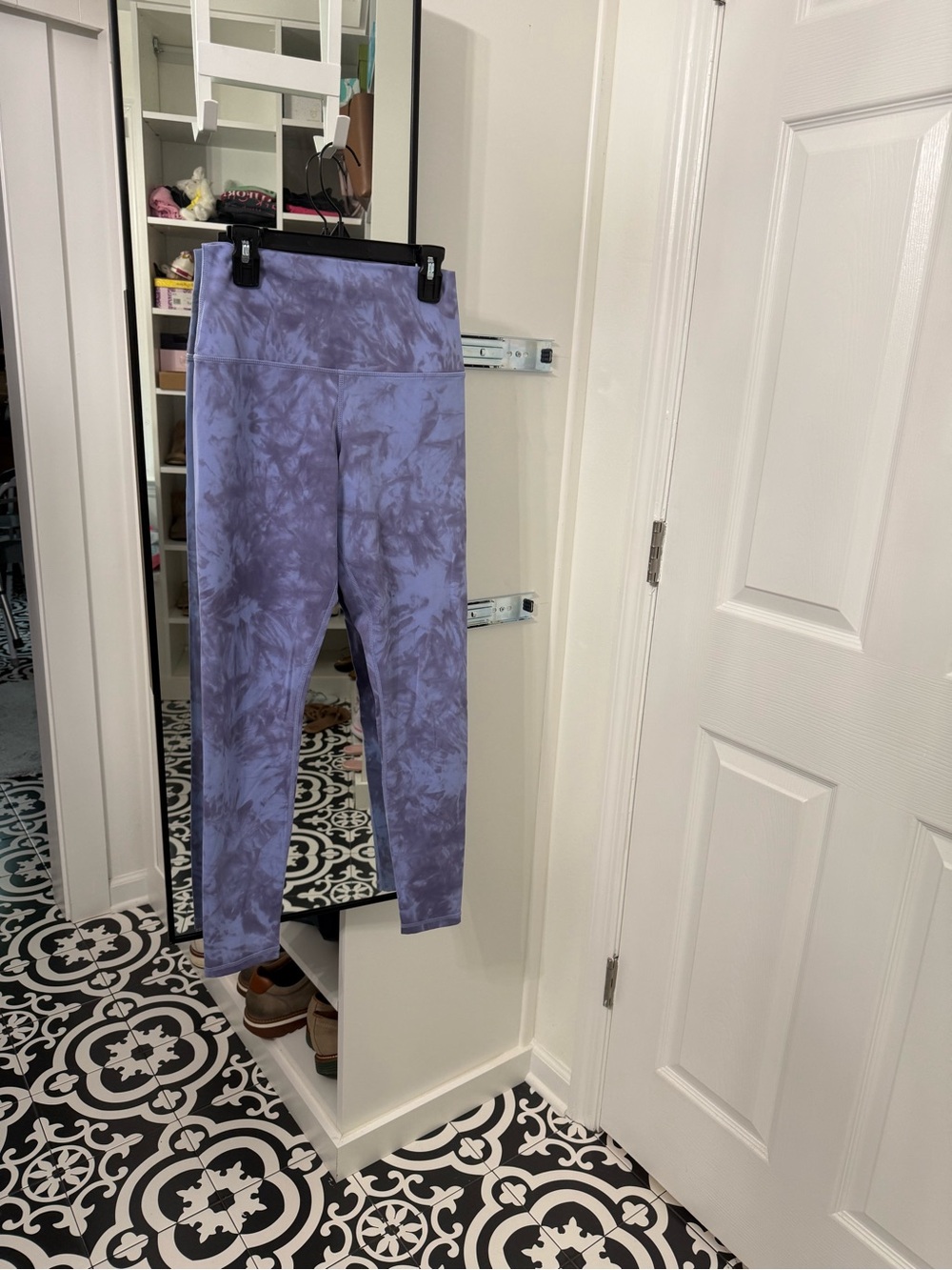 Glyder Tie-Dye Purple Active Leggings